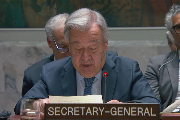 Guterres: Gazze, Filistin Devleti’nin ayrılmaz bir parçasıdır