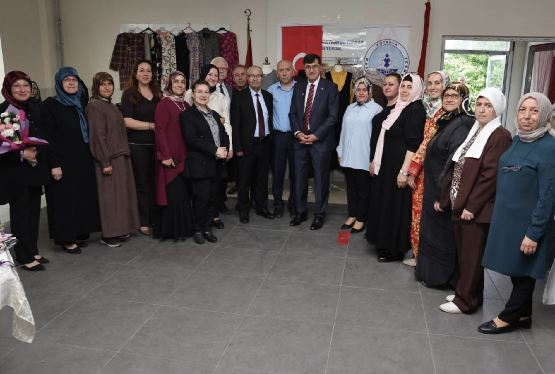 Dikiş Kursu Yıl Sonu Sergisi açıldı