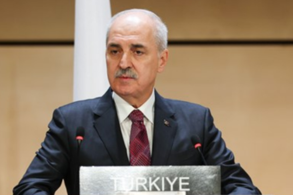 TBMM Başkanı Kurtulmuş, TÜRKPA Genel Sekreteri Hasan’ı kabul etti